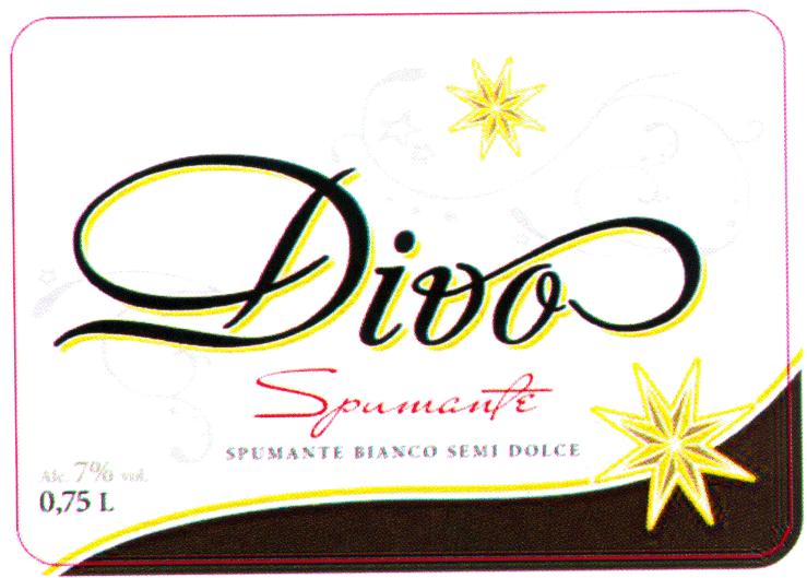 Prekės ženklas: Divo Spumante SPUMANTE BIANCO DOLCE